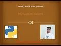Python Built in Class Attributes