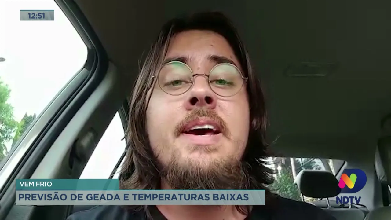 Previsão de geada e temperaturas baixas em Chapecó