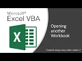Excel VBA Open Workbook Excel VBA Tutorial