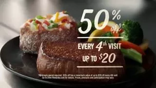 Want 50 off every 4th visit