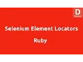 Locate Web Elements with Selenium Ruby WebDriver