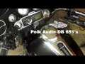 Polk DB651 Vs Harley Davidson Stock Speakers