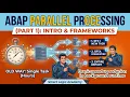 SAP ABAP Parallel Processing Part 1 Introduction Frameworks