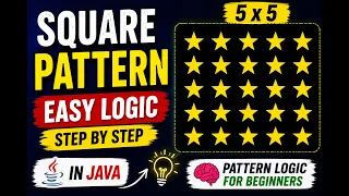 Square Star Pattern in Java