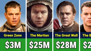 Matt Damon Paycheck For Every Movie He Ever Made