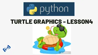 Python Turtle graphics Tutorial - LESSON 4 home dot circle