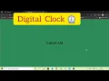 miniProject 3 Create a Digital Clock using React js in hindi thapa by CoderAsif