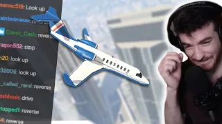 Can Twitch Chat FLY AN AIRPLANE Across GTA 5  Can Twitch Chat FLY AN AIRPLANE Across GTA 5