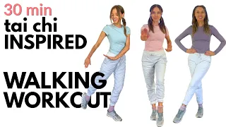 30 Minute Walking For Weight Loss | Tai Chi Inspired | Walk at Home - Remix | Lucy Wyndham-Read