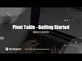 Blazor Pivot Table Get Started