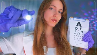 ASMR DOCTORA te hace DORMIR 🩵 Examen de Nervios Craneales Susurrado 💤【 Roleplay Atención Personal 】