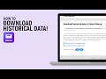 How To Download Historical Data From Yahoo Finance easy