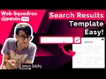 Elementor - Search Results Page using Templates
