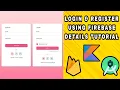 Login Register Android App Using Firebase Android Studio Authentication Tutorial - FIrebase Auth