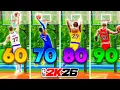 BEST DUNK ANIMATIONS FOR EVERY DUNK RATING HEIGHT in NBA 2K26 NEVER GET BLOCKED