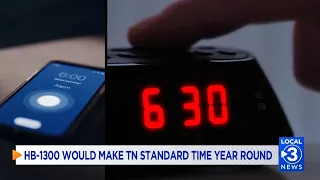 Tennessee House Bill would eliminate daylight saving and establish year-round standard time