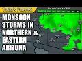 Monsoon Storms for Northern and Eastern Arizona - July 29 2026 Phoenix Arizona Weather Discussion