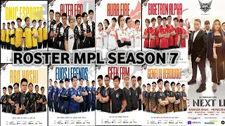 Download ALL ROSTER MPL SEASON 7 INDOPRIDE MP3