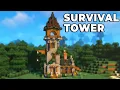 Minecraft Easy Survival Tower Base Tutorial