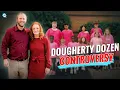 Are any of the Dougherty Dozen kids biological How many kids did the Dougherty dozen adopted