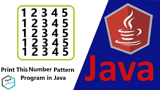 Java Number Pattern Program Tutorial in Hindi Program-3