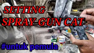how to set up the meiji f75 spray gun for car and motorbike paint