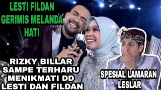 RIZKY BILLAR MENITIKAN AIR MATA SAAT LIHAT LESTI DAN FILDAN DUET LAGU GERIMIS MELANDA HATI