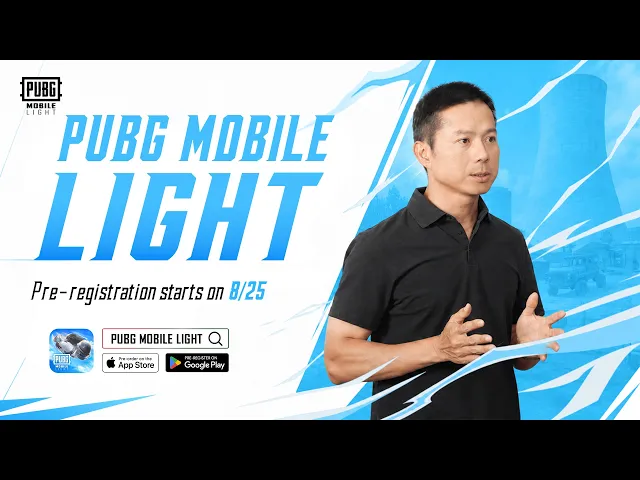 Introducing PUBG MOBILE LIGHT — a new app coming soon.