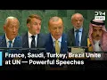 Download Lagu FULL SPEECHES: France, Turkey, Brazil \u0026 Others Deliver Powerful Remarks Against Israel at UN | AC1B