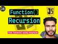 Function Recursion in JavaScript Find Factorial Using Recursion