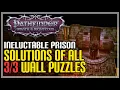 Ineluctable Prison All Puzzle Solutions Pathfinder Wrath of the Righteous