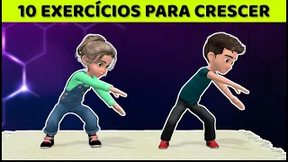 10 MELHORES EXERCÍCIOS PARA CRESCER - ALONGAMENTO PARA CRIANÇAS