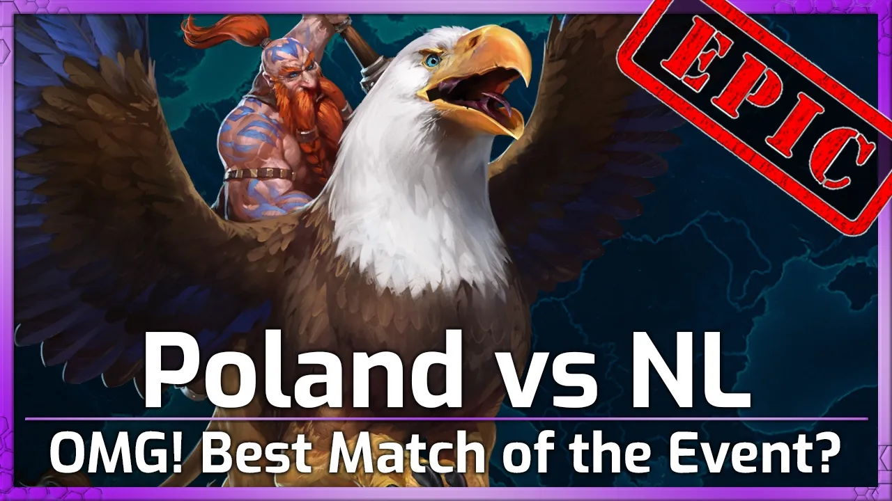 EPIC!! Poland vs NL! BEST Match of the Nations Cup?? - Heroes of the Storm