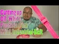 How to cut up the Off-White Fuchsia Mini Industrial Belt