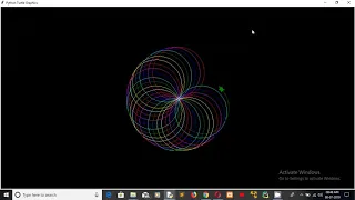 how to draw a circle in python