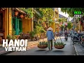 Hanoi Vietnam Downtown City and French Quarter 4K R Walking Tour - Vietnam Street Life