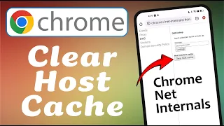 How to Clear Host Cache in Chrome DNS Cache - Chrome Net Internals