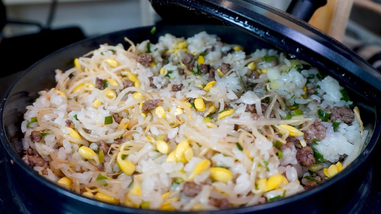 소고기 달래장 콩나물밥