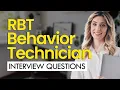 Registered Behavior Technician RBT Interview Questions Answers GENERAL ADVANCED