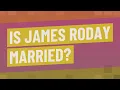 Is James Roday married