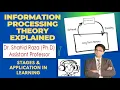 Information Processing Theory Explained Stages Application in Learning Education Talks