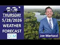 1 measly hour of rain Thursday before weekend dry stretch in NJ