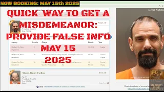 Ada County Idaho Arrests May 15 2025 How to catch a quick misdemeanor Provide false info