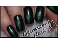 Magnetic Nail Polish Stamping Nail Art Easy Geometric Nail Design Tutorial Magnet Nails