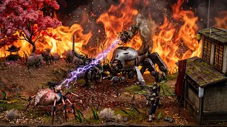I Built a Samurai Battle Beneath a Cherry Tree | Shadow of the Road
