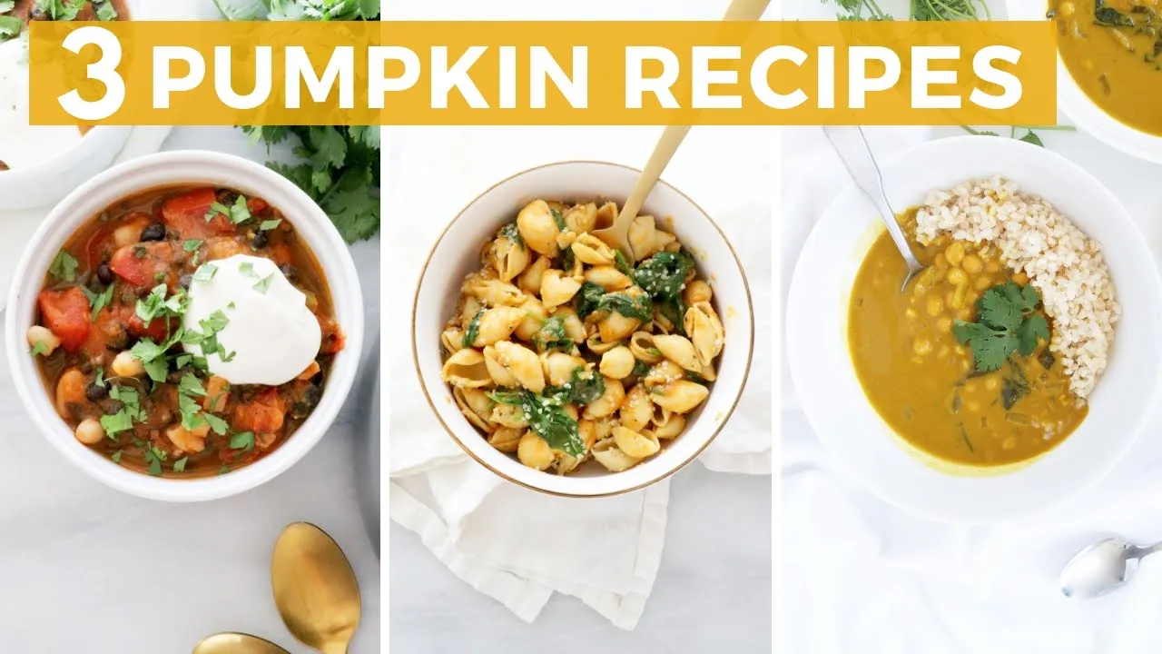 3 Easy & Healthy Pumpkin Recipes   Healthy Grocery Girl