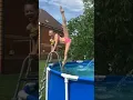 Fashion little girl wearing sexy bikini criticized Surprise