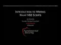 Introduction to Writing Nmap NSE Scripts