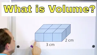 What is Volume in Math Calculate Volume of Rectangular Prisms Cubes w Units - 5-8-13