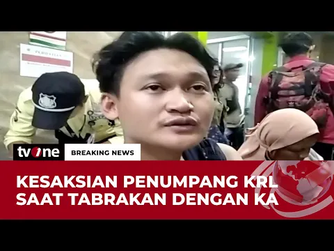 Korban Beberkan Kronologi Kecelakaan KA Argo Bromo Tabrak KRL di Bekasi